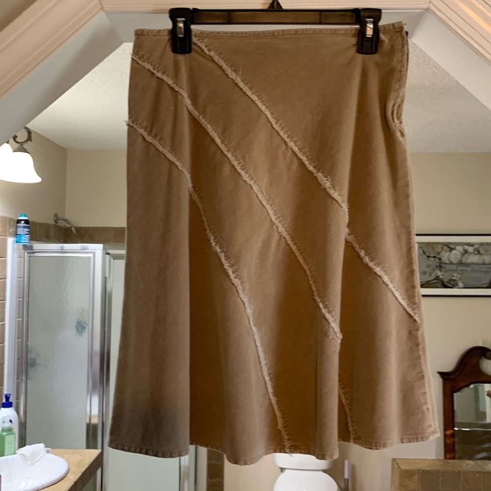 RuffHewn Western Suede Skirt
